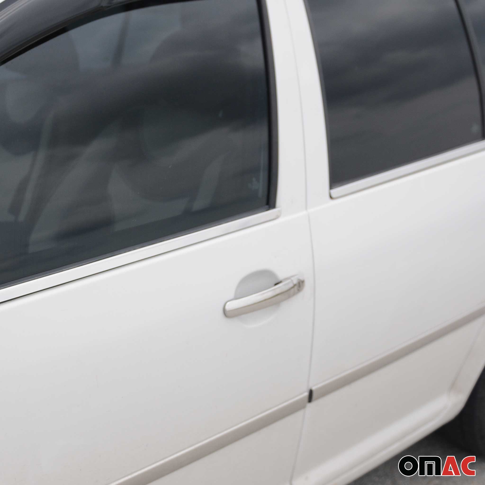 Türgriff Blende Türgriffkappen für VW Polo 2001-2009 4-Tür Chrom Matt Silber 8x