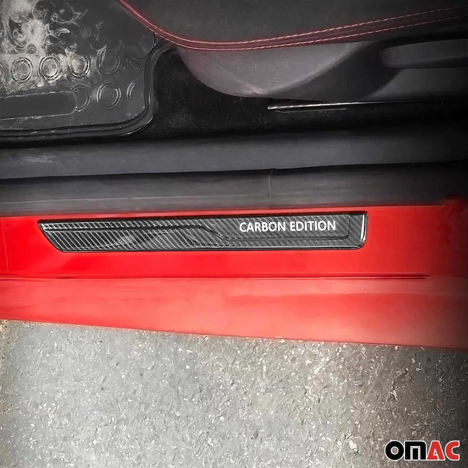 Einstiegsleisten Türschweller Edition für VW Arteon Kohlefaser Carbon Schwarz 4x