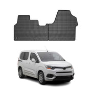 OMAC Gummi Fußmatten für Toyota Proace 2016-2026 Automatten Gummi TPE Schwarz 2x