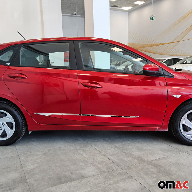Seitenschutzleiste Türleisten für Hyundai i20 III 2020-2025 Edelstahl 4 tlg