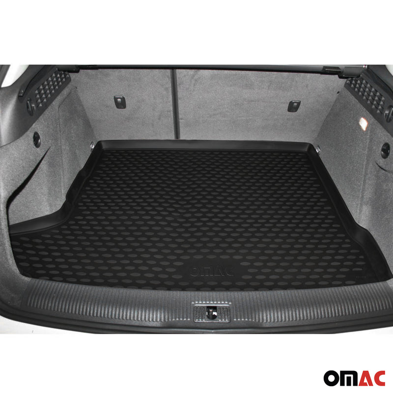 Kofferraummatte Kofferraumwanne für Citroen C1 Toyota Aygo 2005-14 TPE Schwarz