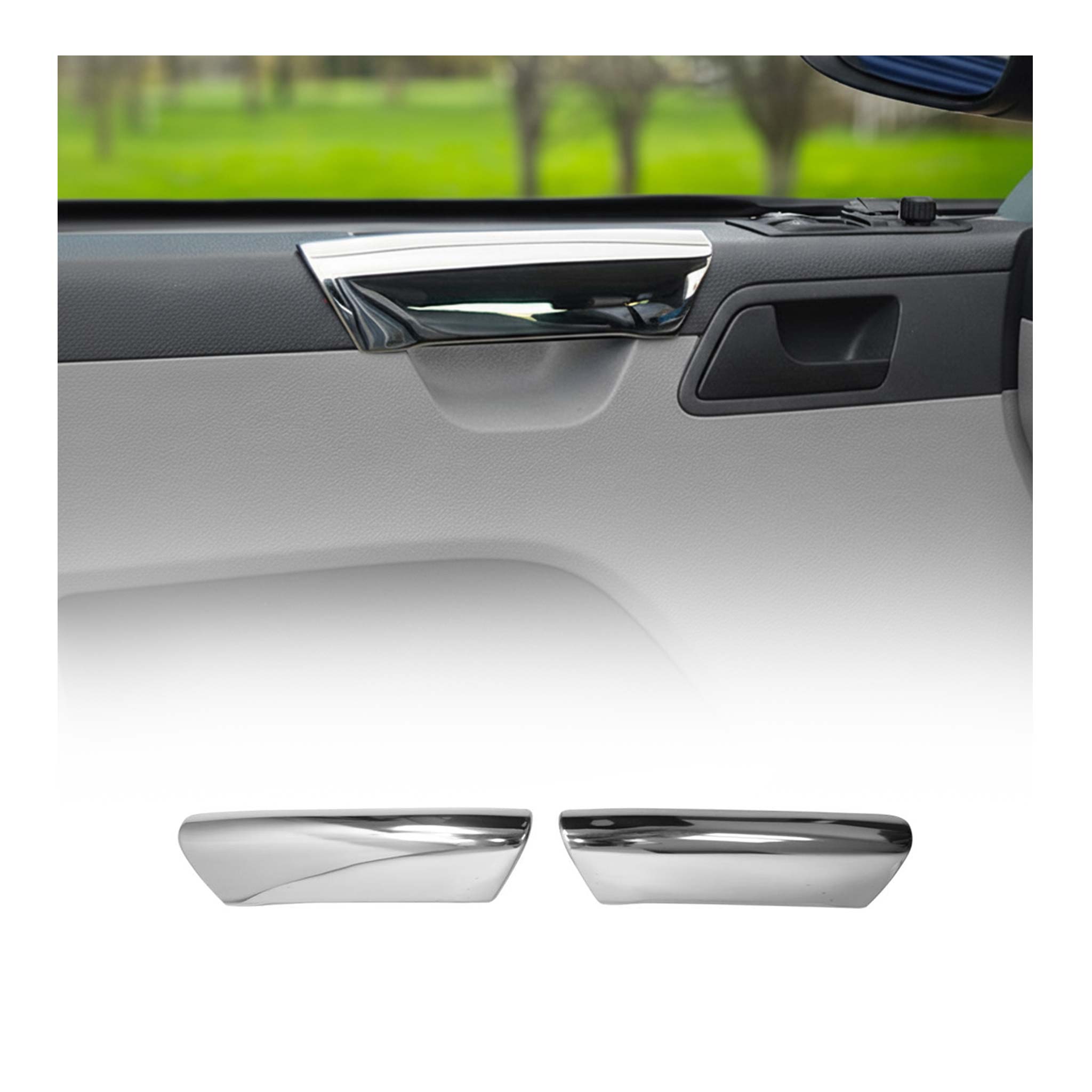 Innen Türgriff Blende Chrom für VW T5 2003-2015 Edelstahl Chrom 2x