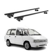 Dachträger Grundtäger für Renault Espace I 1984-1991 90kg Alu Schwarz 2 tlg ABE