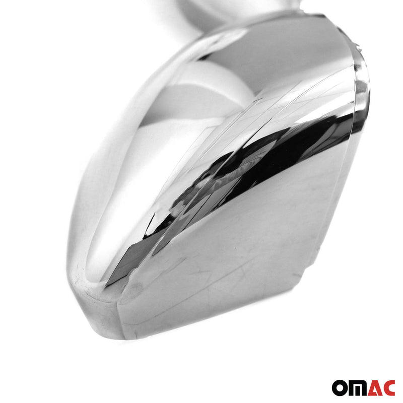 Spiegelkappen Spiegelabdeckung für Renault Megane 4 2015-2025 Chrom ABS Silber