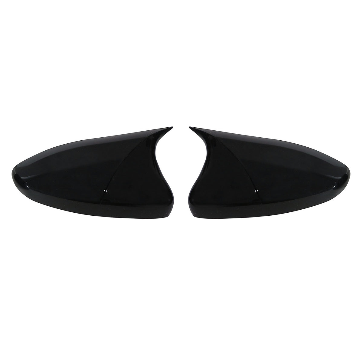 Spiegelkappen für Peugeot 208 2012-2019 Citroën C3 2016-20 C4 Cactus Schwarz 2x