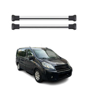 Dachträger Grundtäger für Fiat Scudo 2007-2016 75kg Aluminium Silber 2tlg