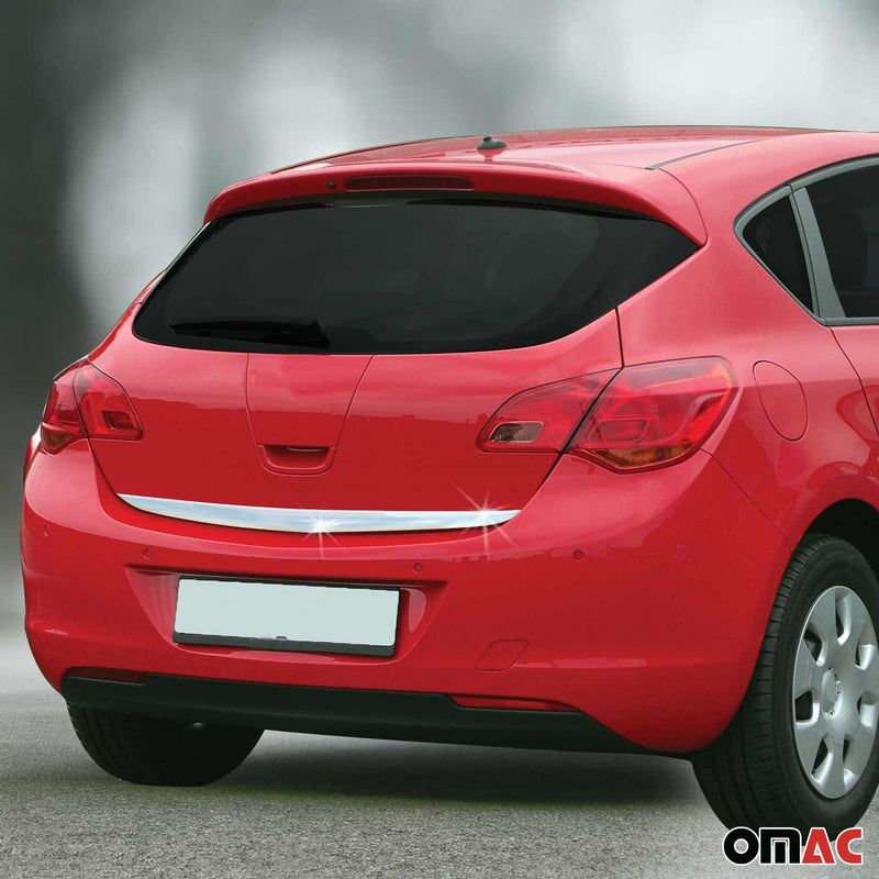 Kofferraumleiste Heckleiste für Opel Astra J 2009-2015 Untere Chrom Edelstahl