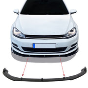 JOM Frontspoilerlippe für VW Golf 7 2012-2019 schwarz glänzend Sport Look ABS