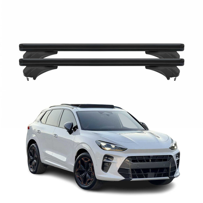 Menabo Dachträger Grundtäger für Cupra Terramar 2024-2025 Aluminium Schwarz 2tlg