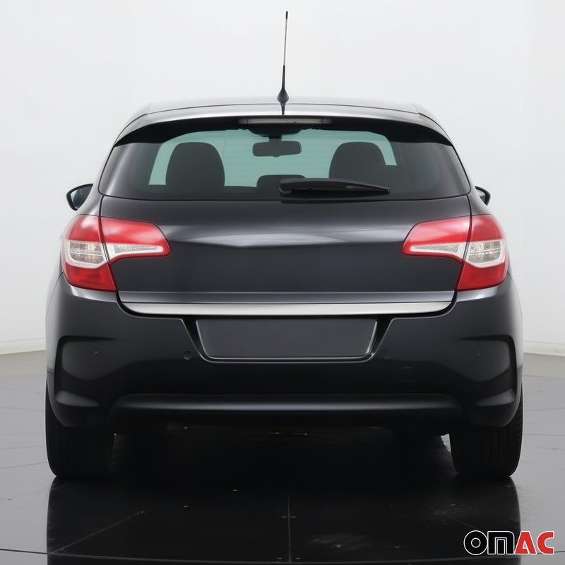 Kofferraumleiste Heckleiste für Citroen C4 2010-2018 Untere Chrom Edelstahl