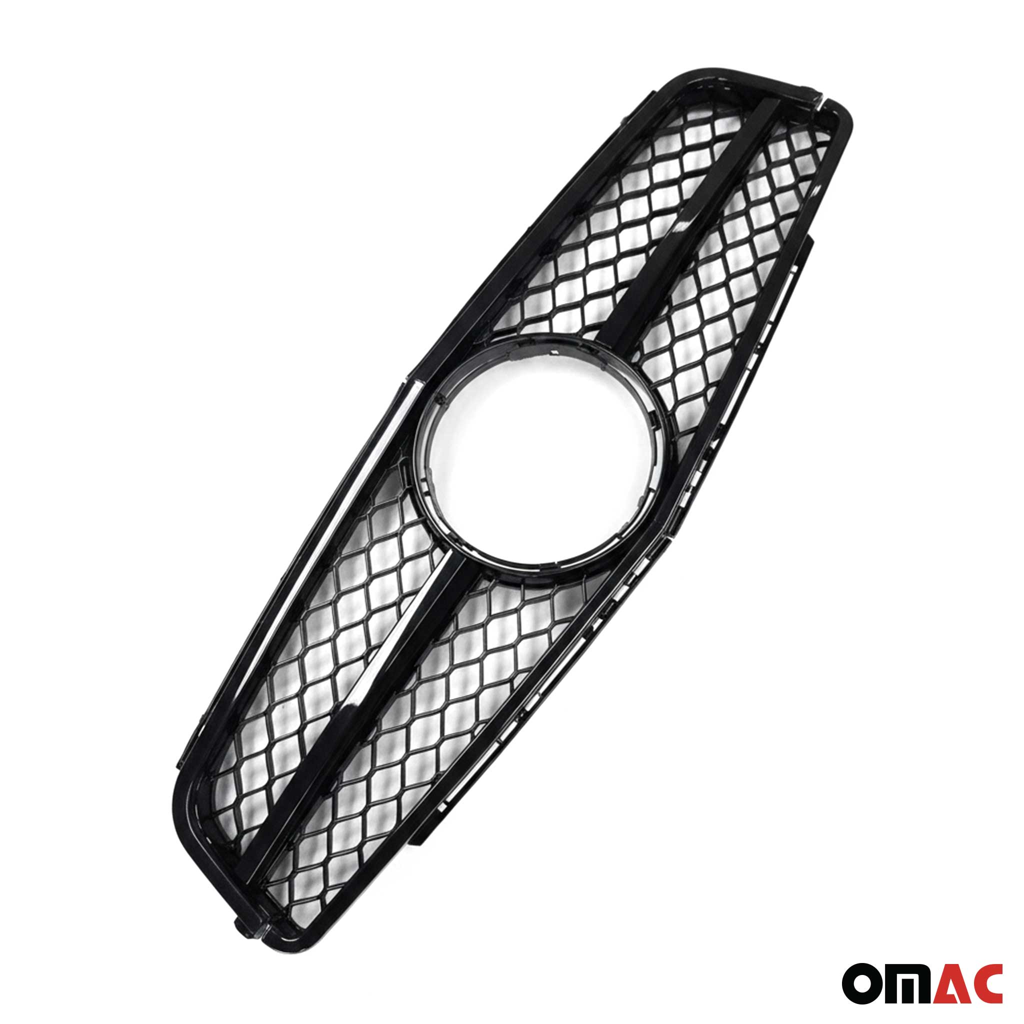 Kühlergrill Grill Frontgrill für Mercedes C Klasse W204 2011-2014 Schwarz