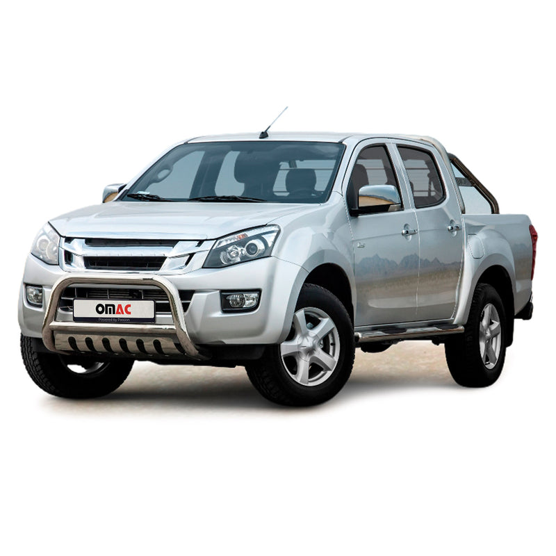 Frontbügel Frontschutzbügel für Isuzu D-Max 2012-2019 mit ABE Edelstahl Silber