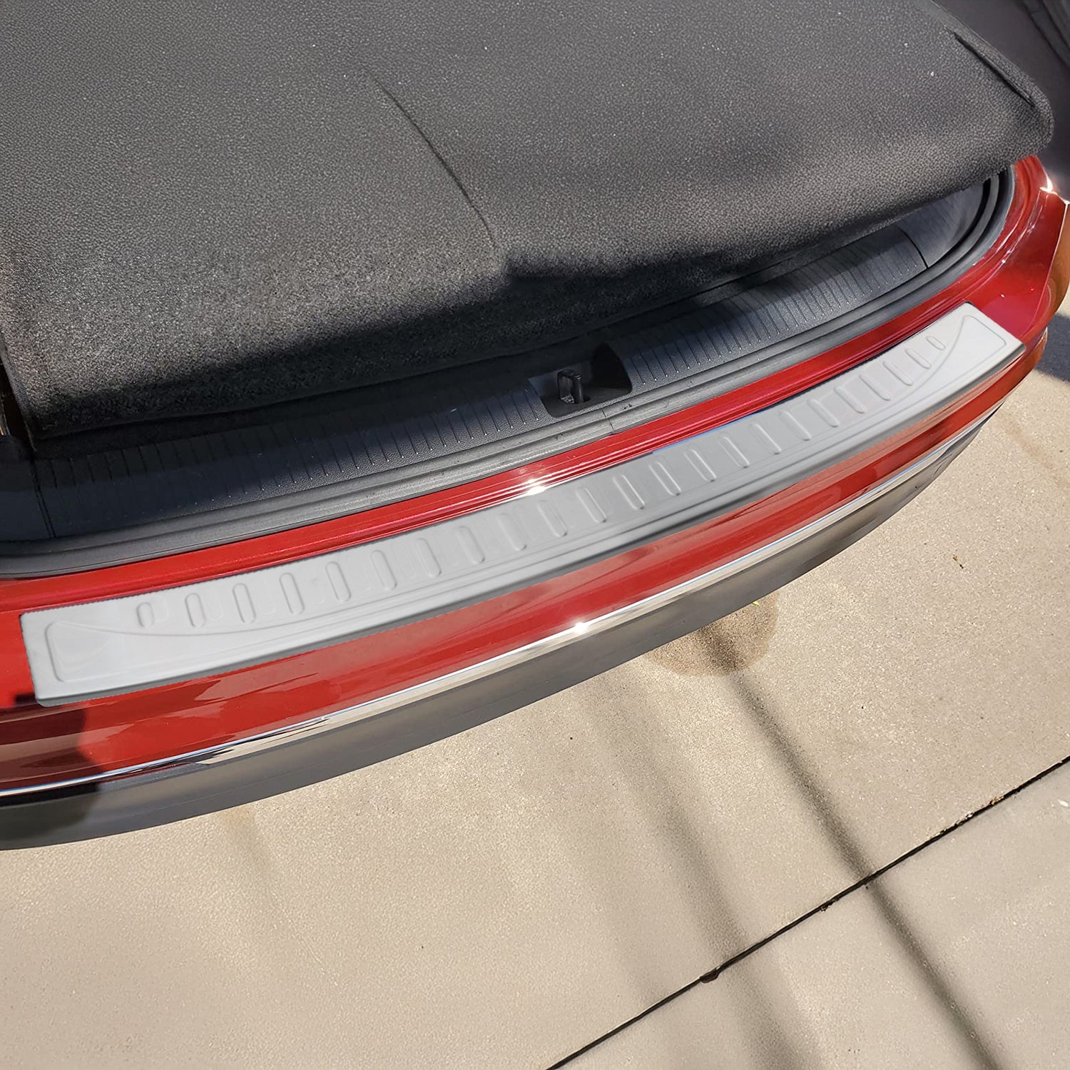 Für VW Tiguan Allspace 2017-2023 Ladekantenschutz Gebürstet Edelstahl