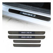 Einstiegsleisten Schweller Exclusive für Dacia Logan 2005-2022 Chrom Dunkel 4x