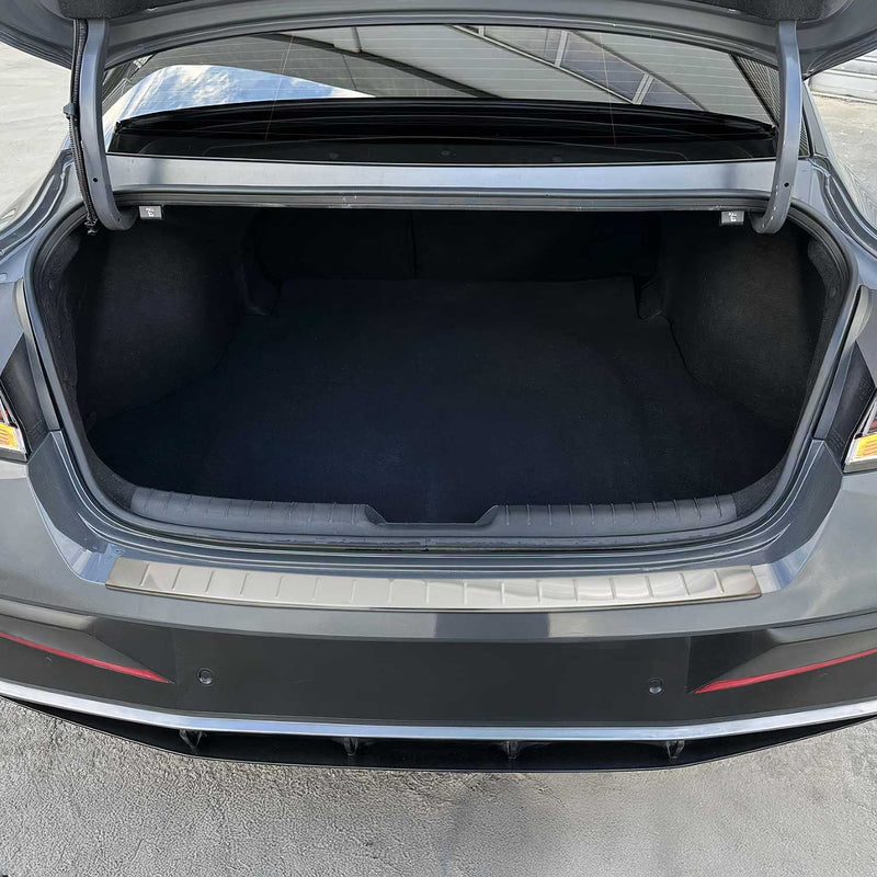 Ladekantenschutz Stoßstangenschutz für Hyundai Elantra 6 2016-21 Edelstahl Chrom