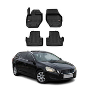 OMAC Gummi Fußmatten für Volvo V60 Cross Country 2014-2018 Premium TPE 4x