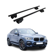 Dachträger Grundträger für BMW X4 G02 2018-2025 Stahl Schwarz 2tlg
