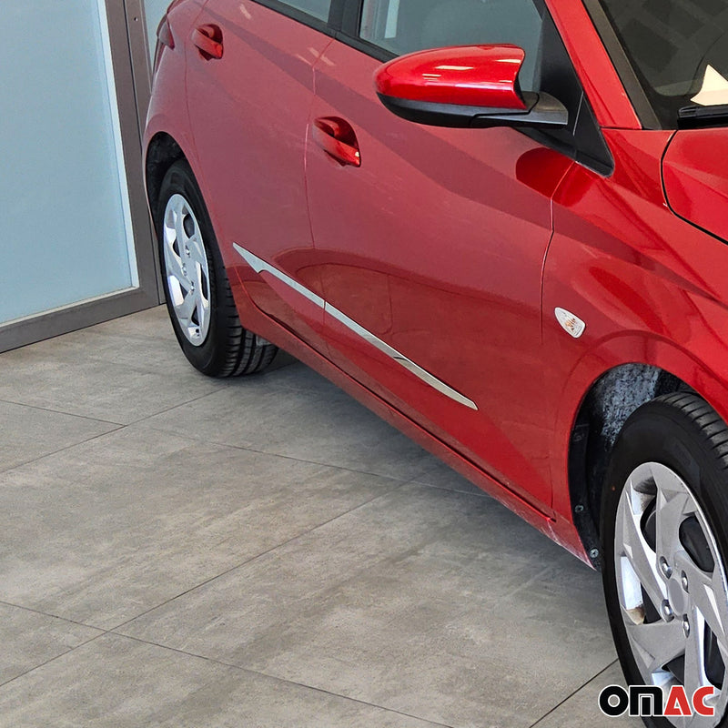 Seitenschutzleiste Türleisten für Hyundai i20 III 2020-2025 Edelstahl 4 tlg