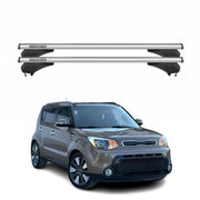 Menabo Dachträger Grundtäger für KIA Soul 2013-2018 Aluminium Silber 2 tlg