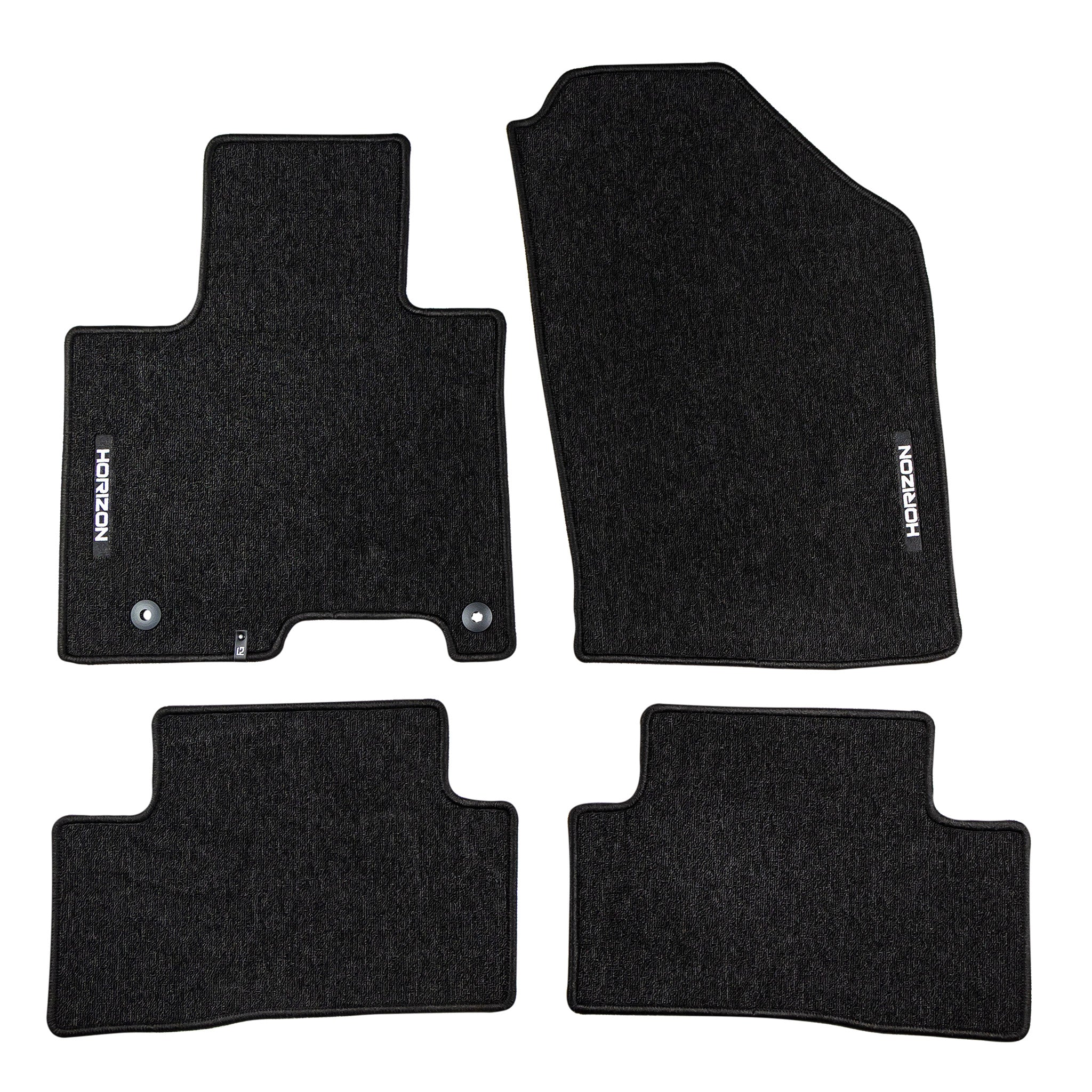 Velours Fußmatten für Hyundai Tucson IV 2022-2026 Autoteppich Schwarz 4 tlg
