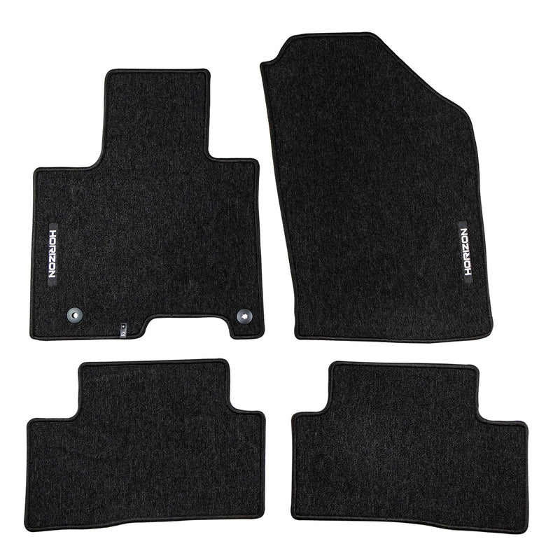 Velours Fußmatten für Hyundai Tucson IV 2020-2025 Autoteppich Schwarz 4 tlg