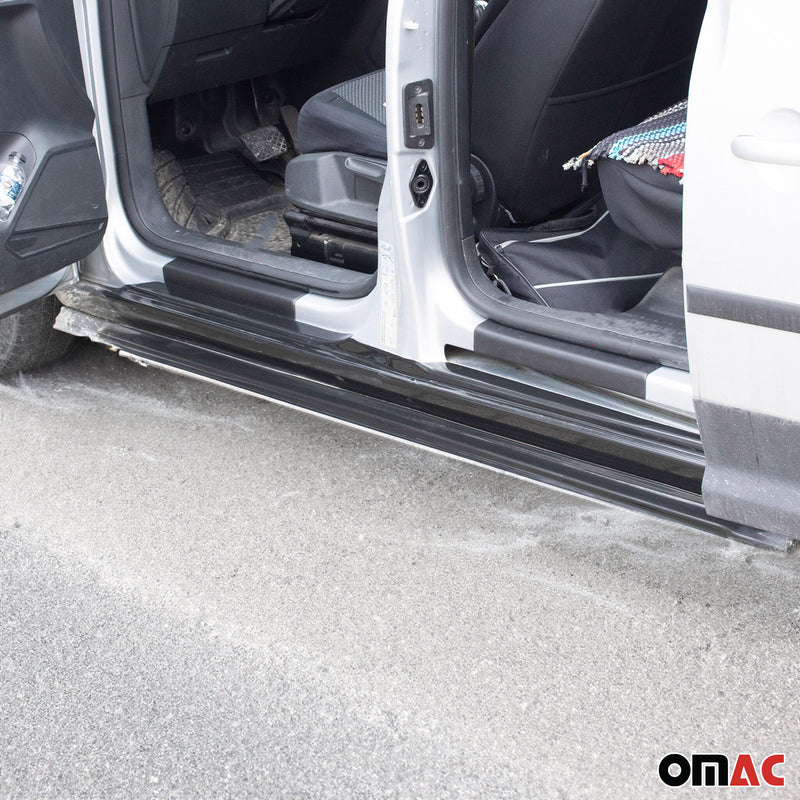 Einstiegsleisten Türschweller für VW Caddy 2015-2021 ABS Schwarz 2tlg