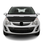 Haubenbra Steinschlagschutz Bonnet Bra für Opel Corsa D 2006-2014 Schwarz Halb