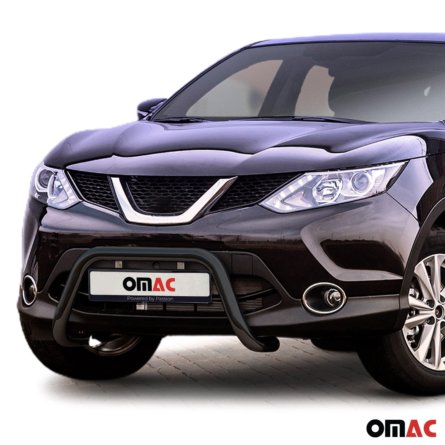 Frontbügel Frontschutzbügel für Nissan Qashqai 2013-2017 mit ABE Stahl Schwarz