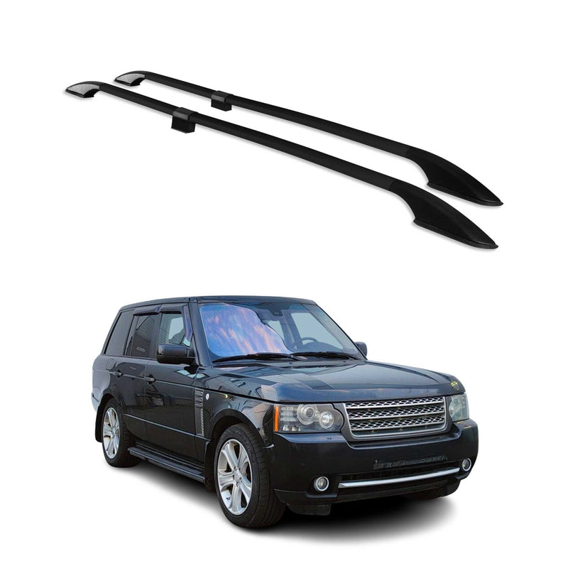 Dachreling Dachgepäckträger für Range Rover L322 2003-2012 Alu Schwarz