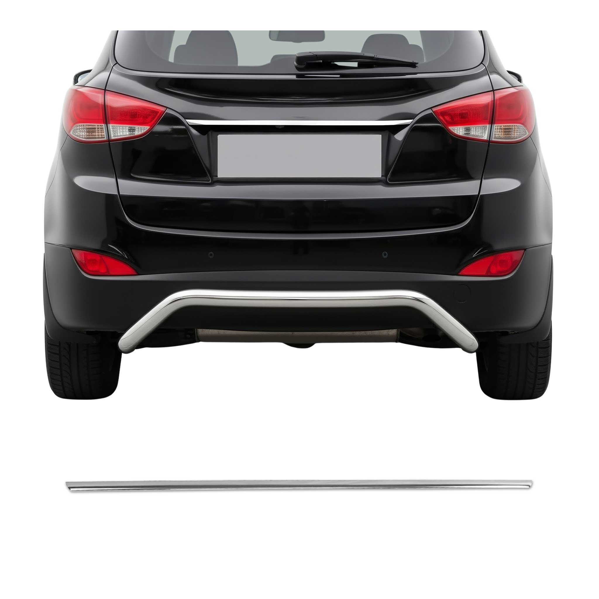 Heckklappe Kofferraumöffner Griff für Hyundai ix35 2010-2015 Edelstahl Chrom