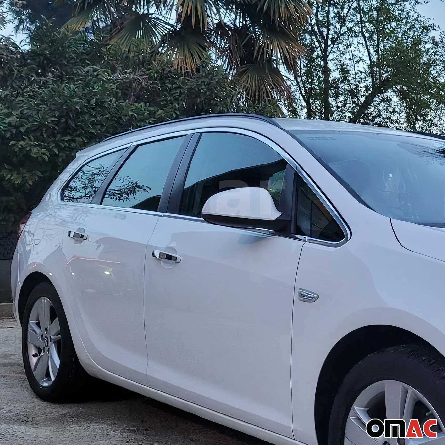 Fensterleisten Zierleisten für Opel Astra J Kombi 2010-2015 Edelstahl Chrom 12x