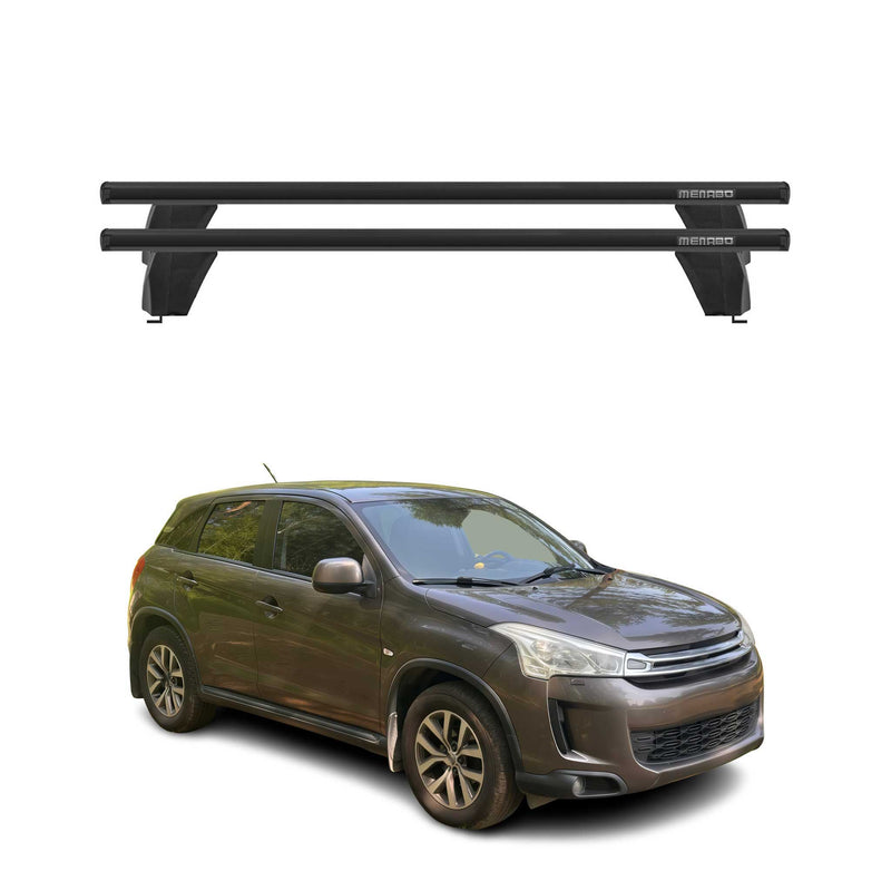 Menabo Dachträger Grundtäger für Citroen C4 Aircross 2012-2017 75kg Alu Schwarz