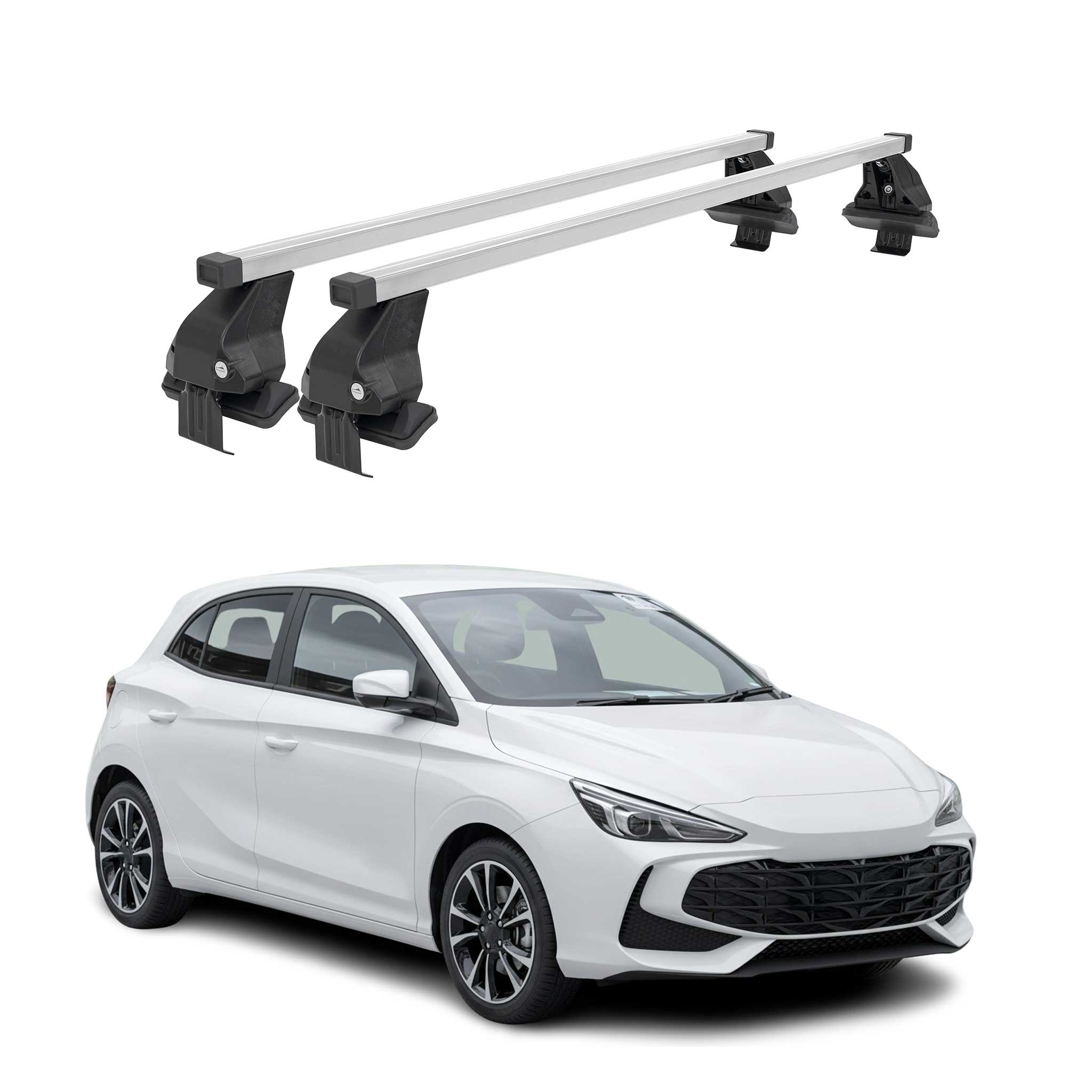 Menabo Dachträger Grundträger für MG MG3 2024-2026 Stahl Grau 2tlg