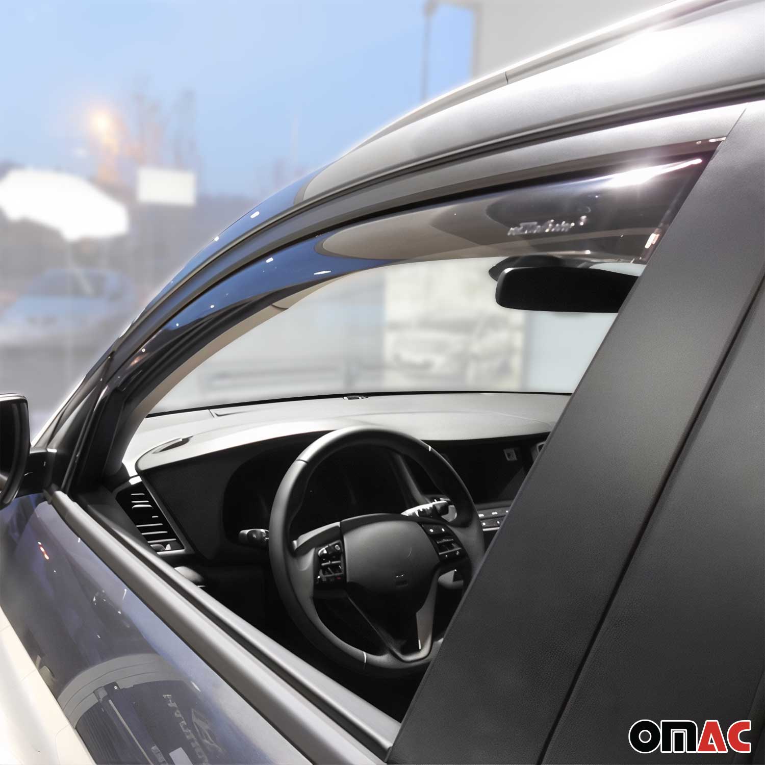 Windabweiser Regenabweiser für Hyundai Tucson 2015-2020 Dunkel Acryl 2tlg