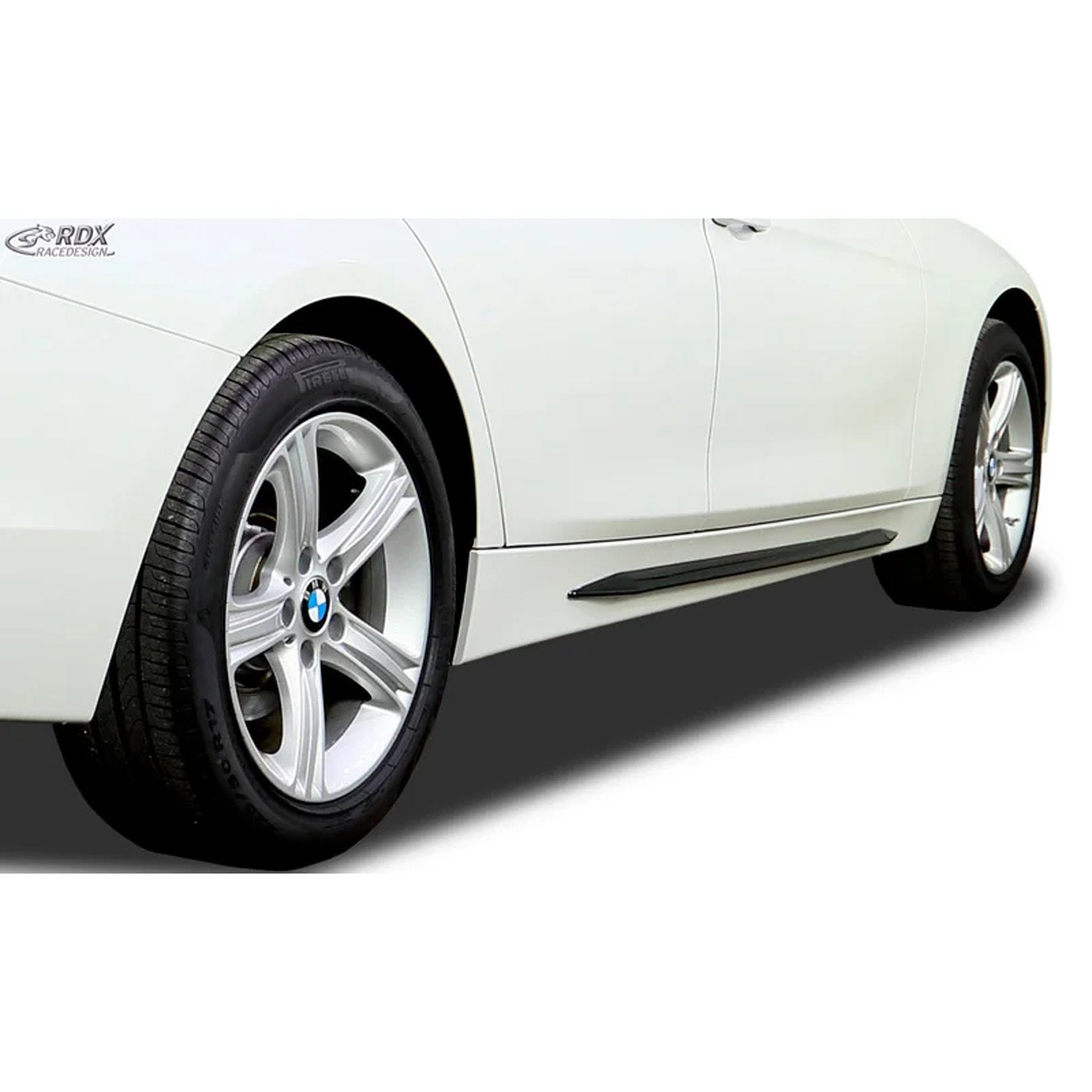 RDX Seitenschweller 'Slim' für BMW 3er F30/F31 2012- ABS Schwarz 2er-Set TÜV