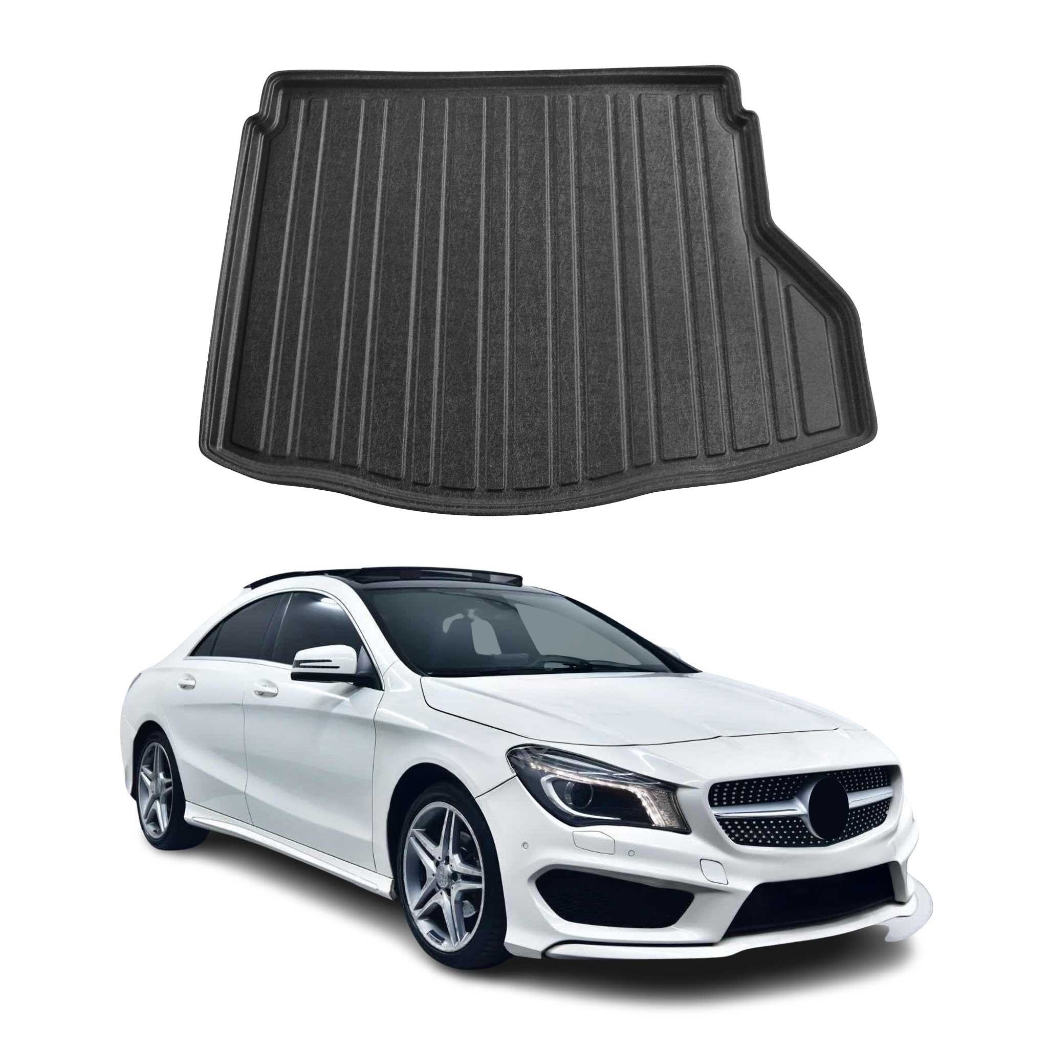Kofferraumwanne Laderaumwanne für Mercedes CLA Coupe 2013-2019 Gummi Schwarz