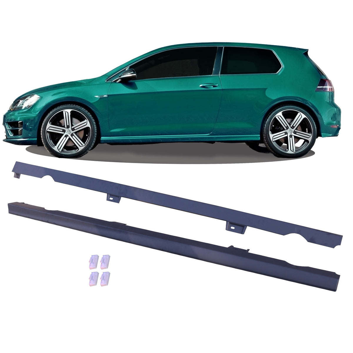 JOM Seitenschweller Schweller für VW Golf 7 2012-2017 passend für (3/ 5)-Türer