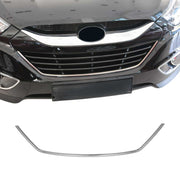 Kühlergrill Leisten Grillleisten für Hyundai ix35 2010-2015 Gebürstet Chrom 1tlg