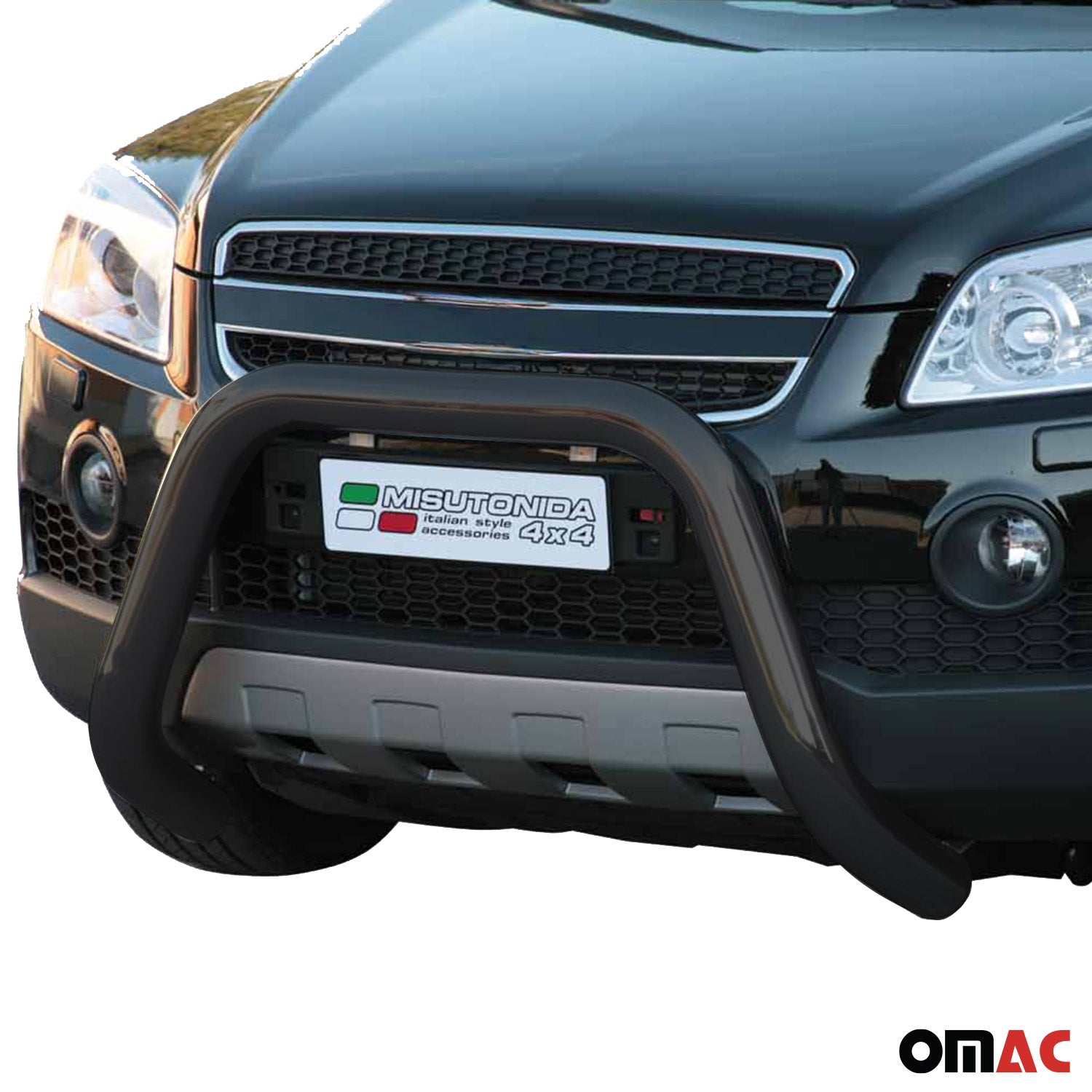 Frontbügel Frontschutzbügel für Chevrolet Captiva 2006-2010 ø76mm Stahl Schwarz