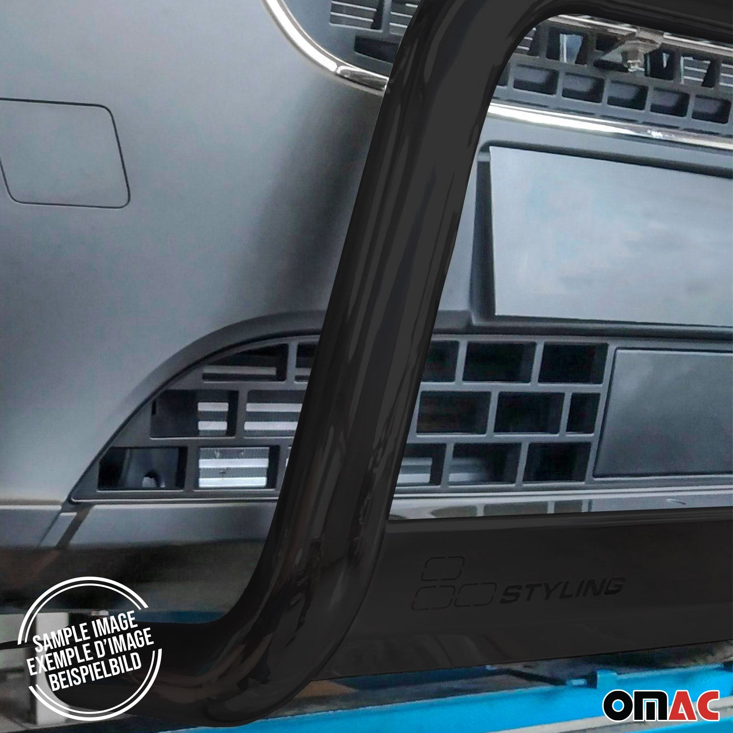 Frontbügel Frontschutzbügel für Fiat Scudo 2022-2026 ø63mm Stahl Schwarz Schutz