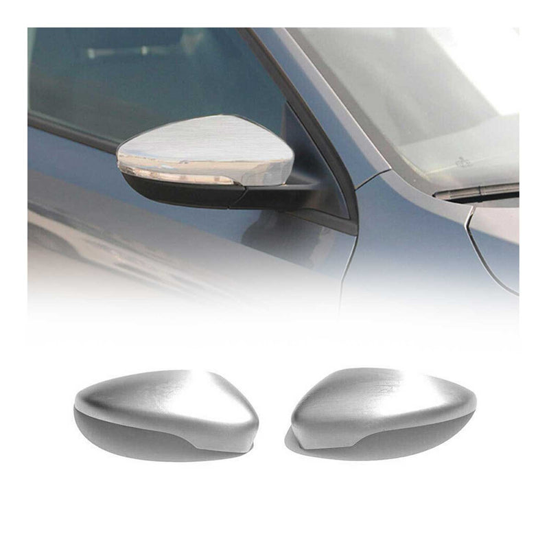 Spiegelkappen Spiegelabdeckung für VW Scirocco 2008-2017 Edelstahl Matt 2tlg