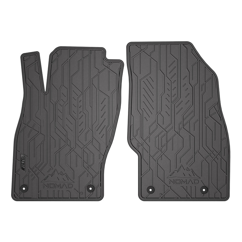 Fußmatten Gummimatten Automatten für Opel Corsa D 2006-2014 Gummi Schwarz 2tlg