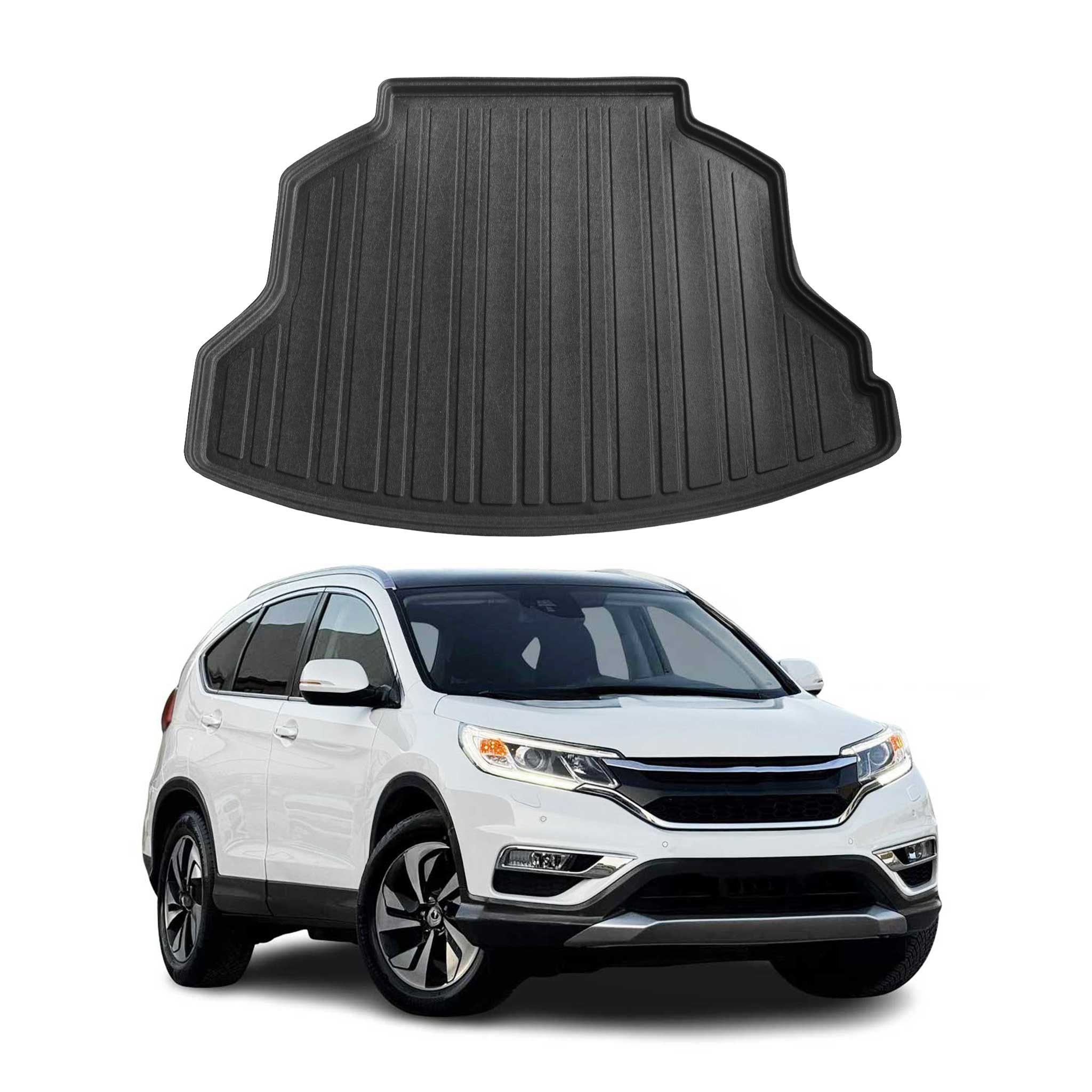 Kofferraumwanne Laderaumwanne für Honda CR-V 2012-2017 Gummi TPE Schwarz