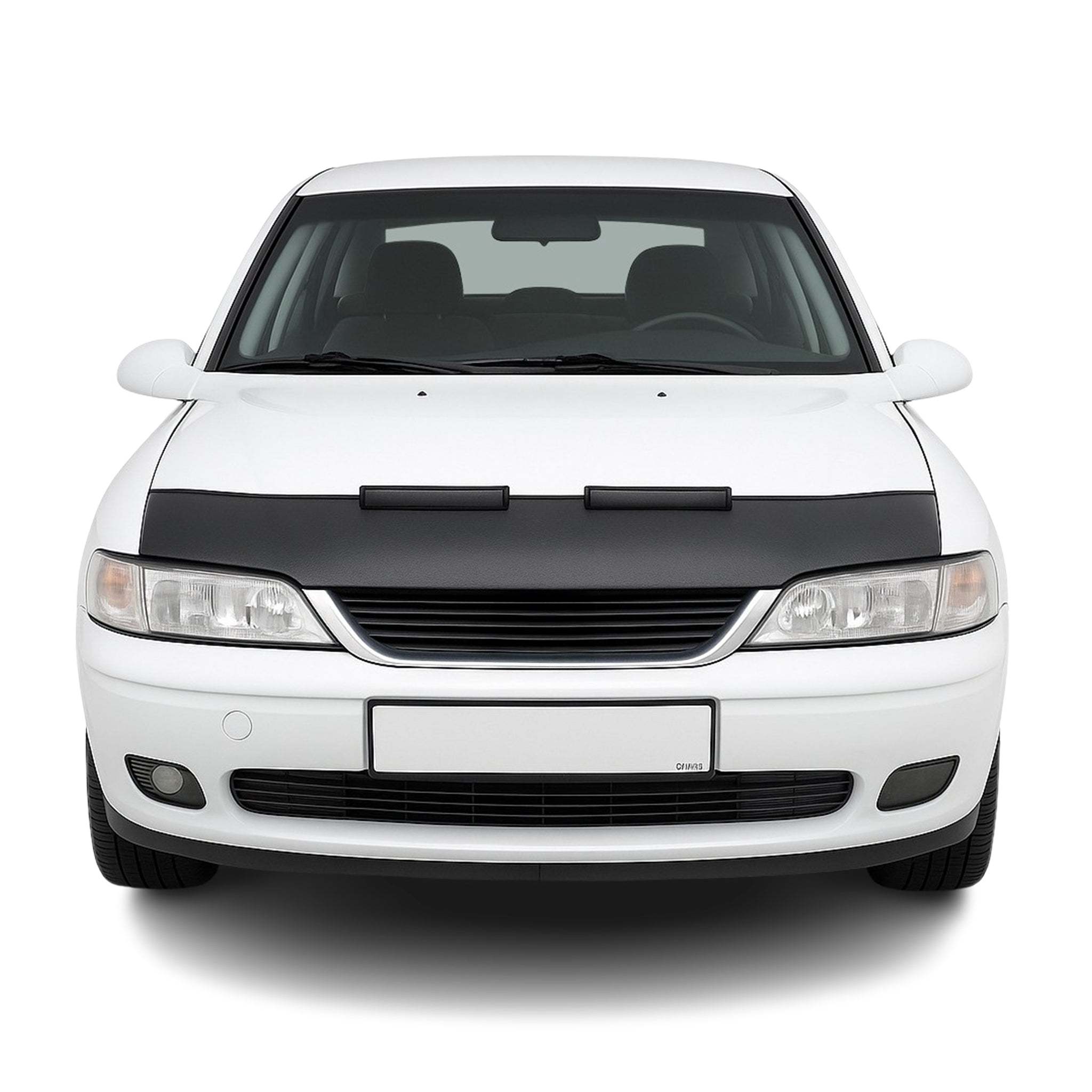 Haubenbra Steinschlagschutz Bonnet Bra für Opel Vectra B 1995-2003 Schwarz Halb