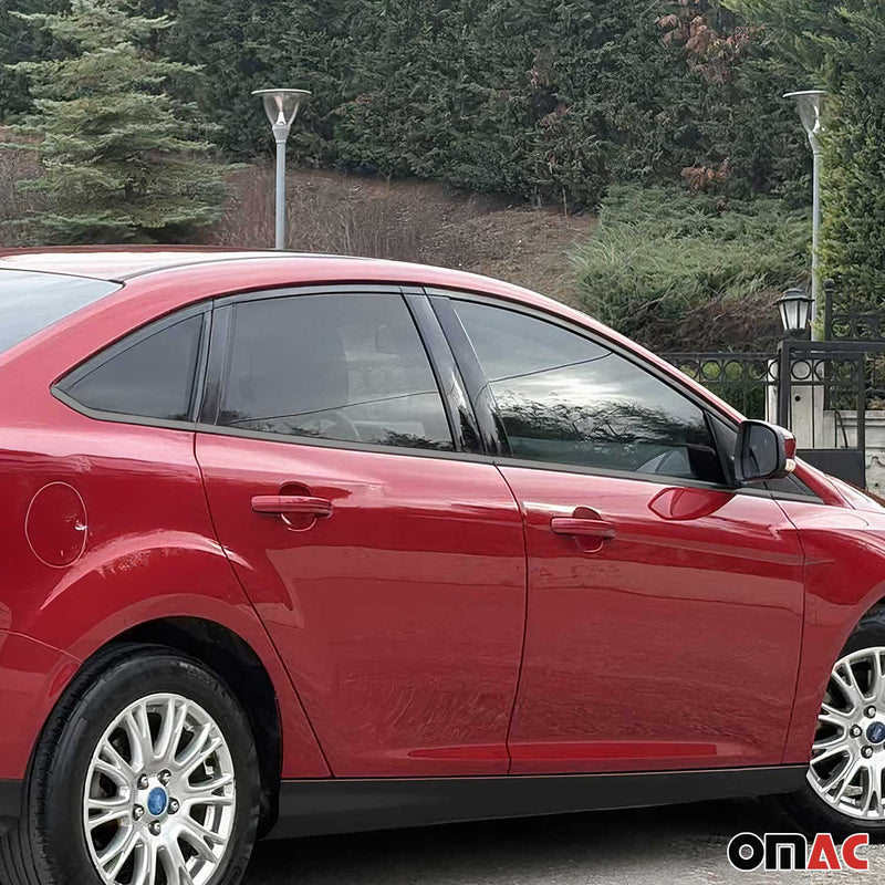 Fensterleisten Fensterrahmen für Ford Focus 2011-2018 Stufenheck Edelstahl 8 tlg