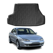 Kofferraumwanne Laderaumwanne für Hyundai Elantra 2004-2007 Gummi TPE Schwarz