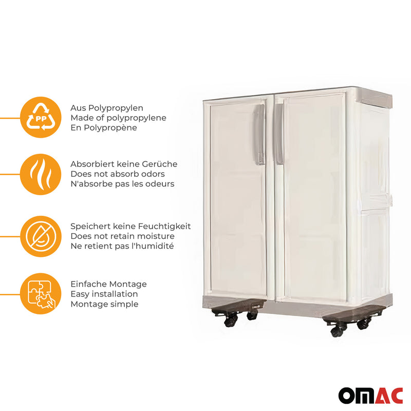 Möbel-Transportroller 170 kg Möbelroller Plattform Lenkrollen Trittbrett 2 tlg