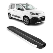 Trittbretter Schweller Seitenschweller für Fiat Doblo 2022-2026 Kombi L1 Alu 2x