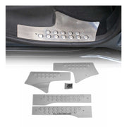 Einstiegsleisten Türschutzleisten für Peugeot Partner Tepee 2008-2024 Chrom 4tlg