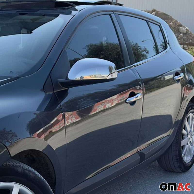 Fensterleisten Zierleisten für Renault Megane 2008-2016 Edelstahl Chrom 6tlg